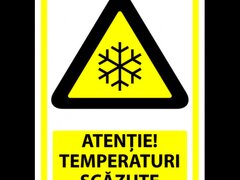 semn pentru temperaturi scazute