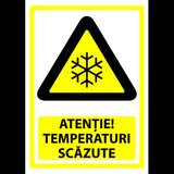 semn pentru temperaturi scazute